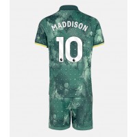 Maglie da calcio Tottenham Hotspur James Maddison #10 Terza Maglia Bambino 2024-25 Manica Corta (+ Pantaloni corti)